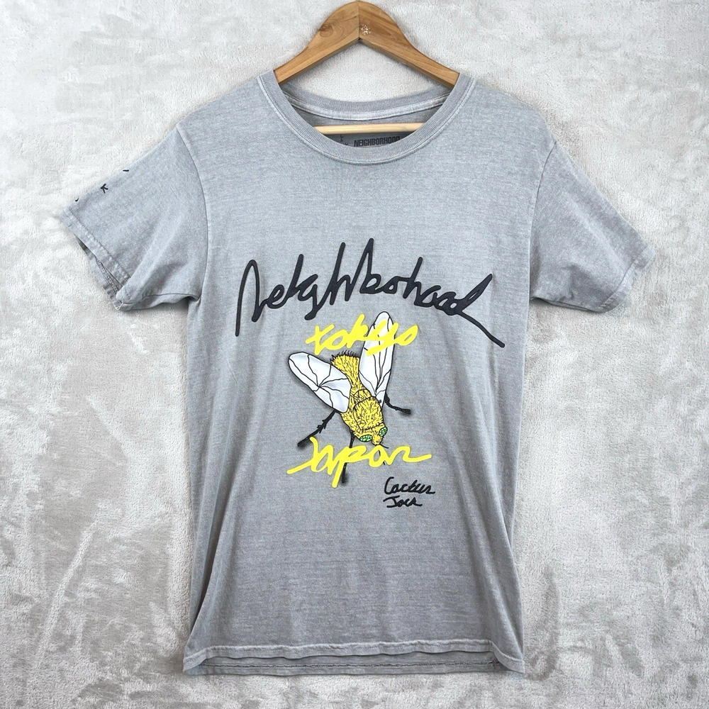 Travis Scott Cactus Jack x Neighborhood Tokyo T Shirt Men's Small Puff Print - Picture 11 of 11